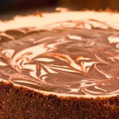 Čokoládový Mramorovaný Cheesecake