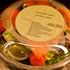 Zahradní salát krabička : Salaty