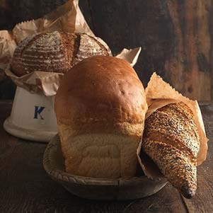 Bakeshop pastry : Sourdough bread, Bagels